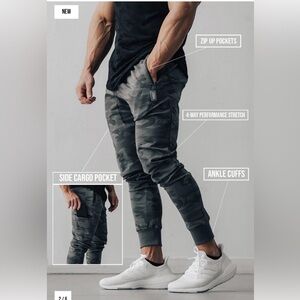 Zivi apparel men’s Gray Camouflage cargo  Jogger Pants